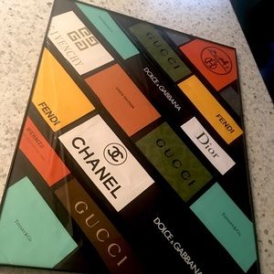 Authentic designer bags hand cut and custom framed in 16x20 OOAK wall art